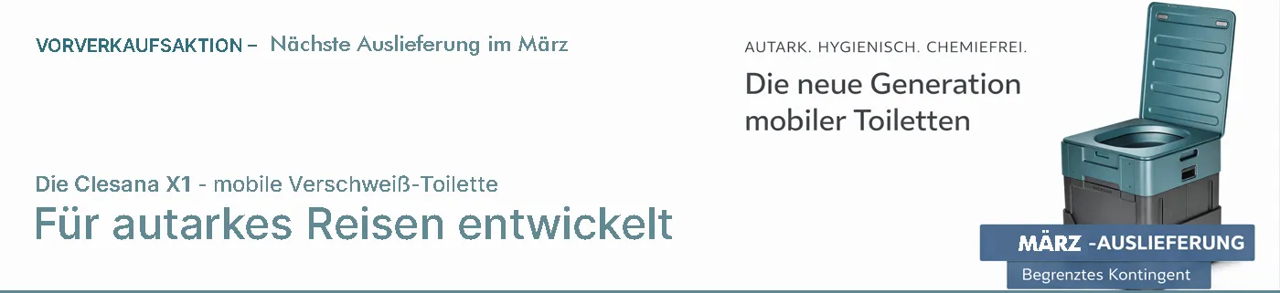 Clesana x1 Vorverkauf bei 1A-Campingshop.de