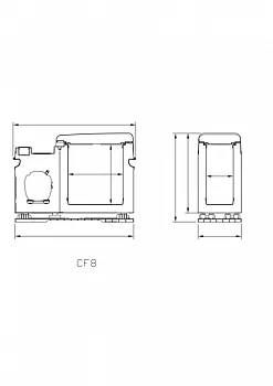 CabCooler 8 12/24-V-Kompressor-Kühlbox - 8 l