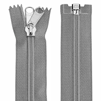 Reißverschluss für Zelte - grau, 165 cm