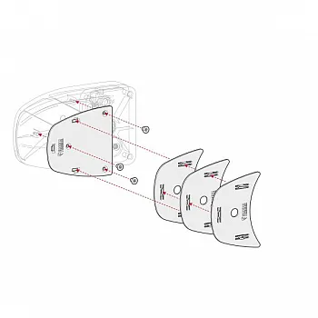 Abstandshalter Kit Spacer Safe Door -