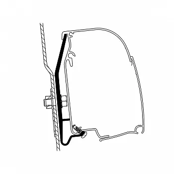 Adapter Ford Nugget Westfalia mit Hochdach für Thule 4200 -