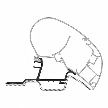 Adapter für MB Sprinter ab Bj. 2006/04 zu Markisen Dometic Serie 2 -