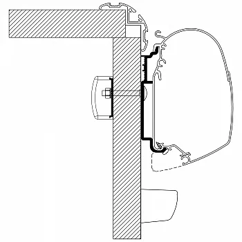 Adapter für Knaus ab Bj. 2017 zu TO Serie 5 und 8 -