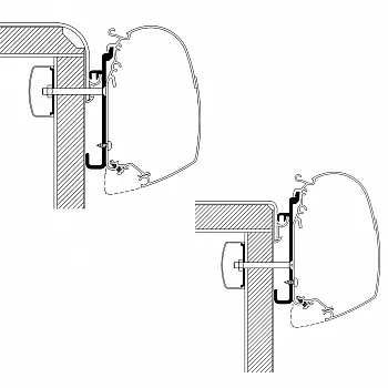 Adapter für Rapido Serie 7, 8, 9 zu TO Serie 5, Länge 3 m -