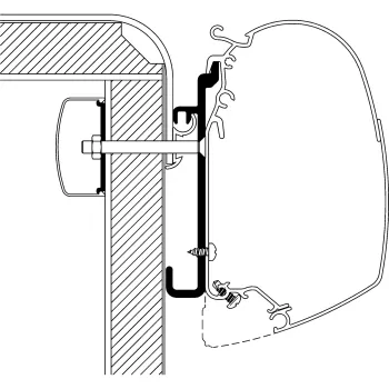 Adapter für Rapido Serie 7, 8 zu TO Serie 5 und 8