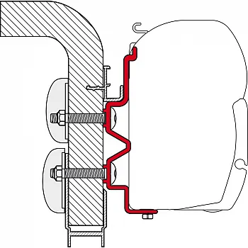 Adapter Hymer Camp - 300 cm