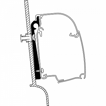 Adapter VW Westfalia für Thule 4200