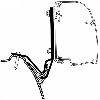 Adapter Westfalia Kepler One / Five / Six für Thule 4200 -