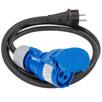 Adapterkabel Schuko -> CEE, 25 m