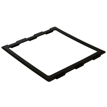 Adapterrahmen, universal, 400 x 400 mm, schwarz