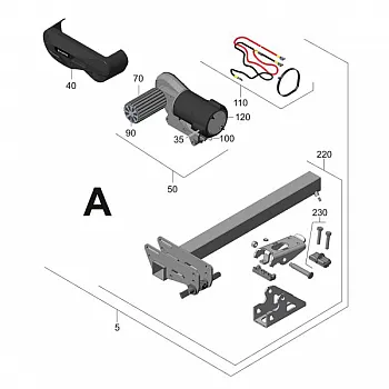 Antriebseinheit A - Truma Mover smart M