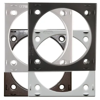 Aufbau Distanzring, chrom matt