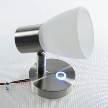 Aufbau-Leseleuchte 3000 K, Echtglas