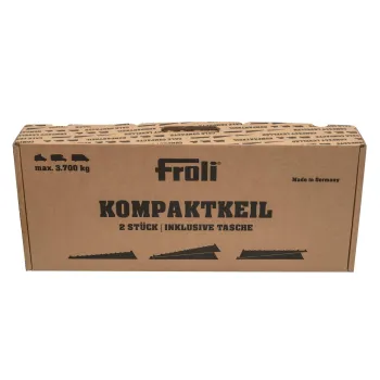 Auffahrkeil Kompakt Set schwarz