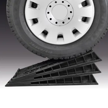 Auffahrkeil Kompakt Set schwarz