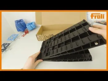 Auffahrkeil Kompakt Set schwarz