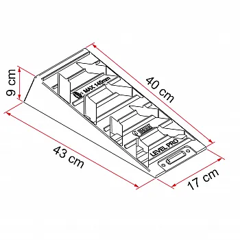 Auffahrkeil Level Pro - 2 Stück