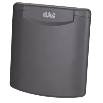 Außensteckdose Gas, dunkelgrau