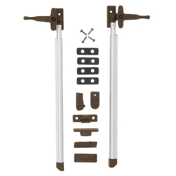 Automatik-Fensteraussteller mit Verschluss, Set 280 mm