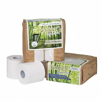 Bambex® Premium Toilettenpapier - 4 Rollen