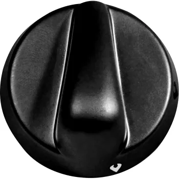 Bedienknopf, schwarz für Thetford-Kocher und Backöfen, 5 Stück