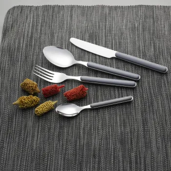 Besteckset Delice, grau