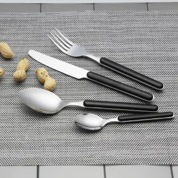 Besteckset Delice, schwarz