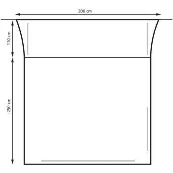 Busvorzelt San Marino/Portofino, 180 - 210 cm