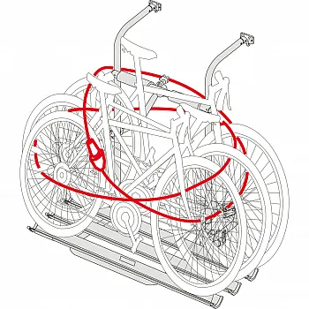 Cable-Lock - Diebstahlsicherung für Fahrradträger