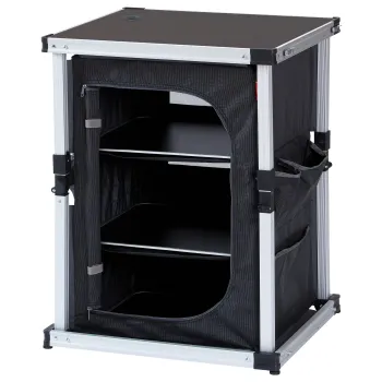 Campingschrank, dunkelgrau, Single