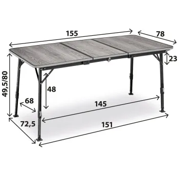 Campingtisch Elùtop ComPack Extension
