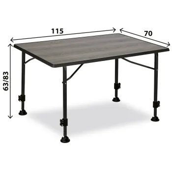 Campingtisch Linear, 115 cm