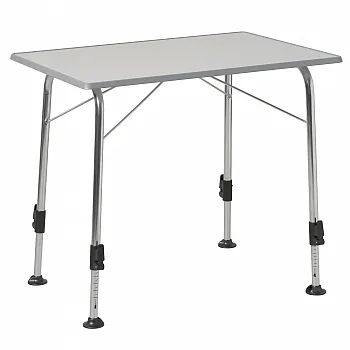 Campingtisch Stabilic - 80 x 60 cm, hellgrau