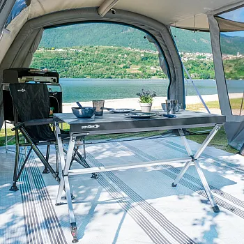 Rolltisch Titanium Axia - 147 x 72 x 76 cm
