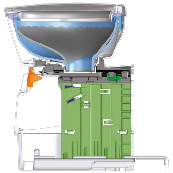 Cassettentoilette CT 4000 mit Spülwassertank CTW 4110