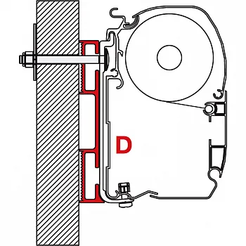 D-Adapter - 12 cm