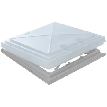 Dachhaube Modell 42K mit Fliegengitter und Verdunkelung, grau