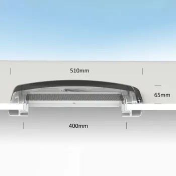 Dachhaube roofSTAR 4 mit LED, Bügel, mit Zwangsbelüftung