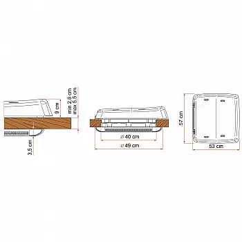 Dachhaube Vent F Pro - crystal