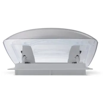 Dachhaube VisionVent S eco mit Fliegengitter, grau