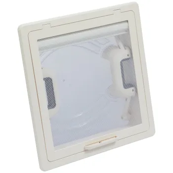 Dachhaube VisionVent S eco mit Fliegengitter und Verdunkelung, cremeweiß