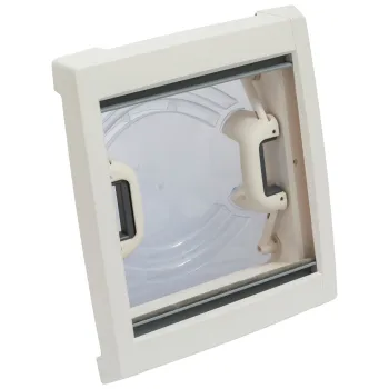 Dachhaube VisionVent S pro mit Fliegengitter und Verdunkelung, cremeweiß