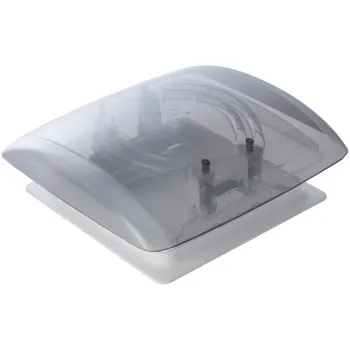 Dachhaube VisionVent S pro mit Fliegengitter und Verdunkelung, signalweiß