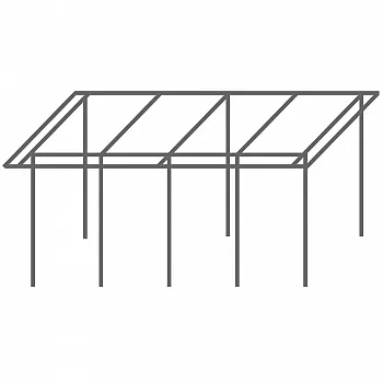 Dauervorzelt Allgäu - Tiefe 250 cm, Größe 550