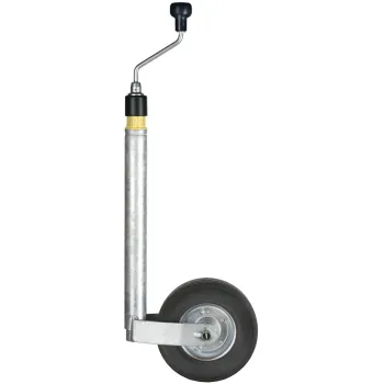 Deichsellaufrad mit Stützlastanzeige, 225 x 70 mm Felge Stahl