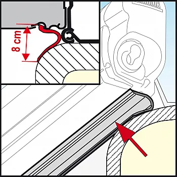 Dichtband Rain Guard Lower - Lower F45