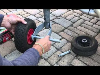 Doppelstützrad Easy Wheel Set für Deichsellaufräder