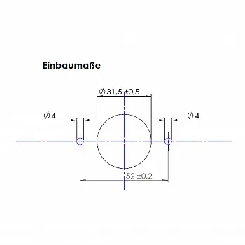 Drehspannverschluss Slim Line HSC - weiß, lose