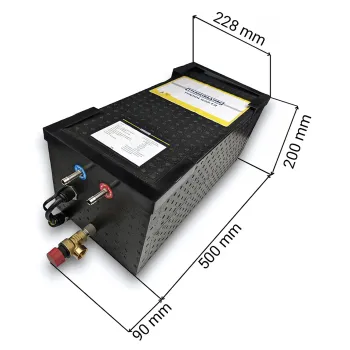 Druckfester Boiler, 9 l