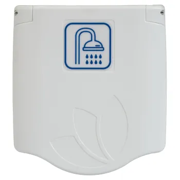 Duschanschluss außen ø 10 mm, weiß